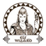 Elf Wizard Female Portrait - Transparent